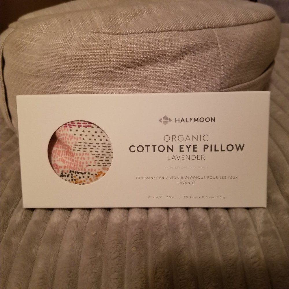 Half Moon Lavender Cotton Eye Pillow